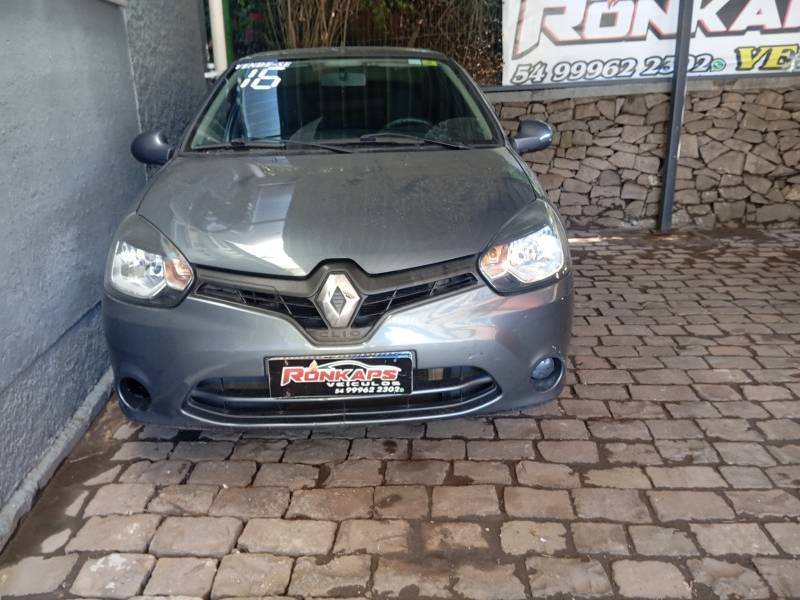 RENAULT - CLIO - 2016/2016 - Cinza - R$ 1,00
